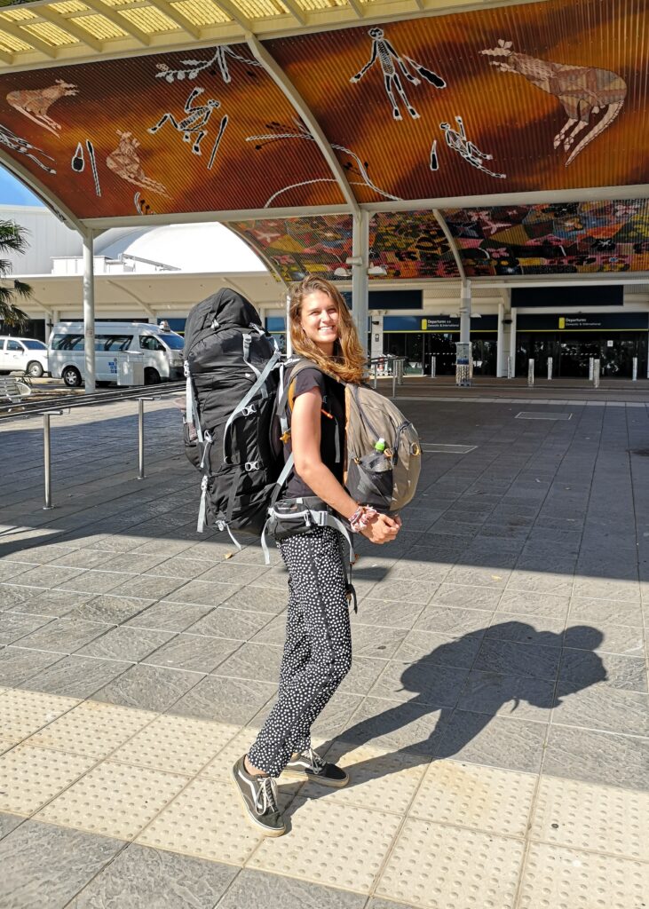 Reizen backpack Australië